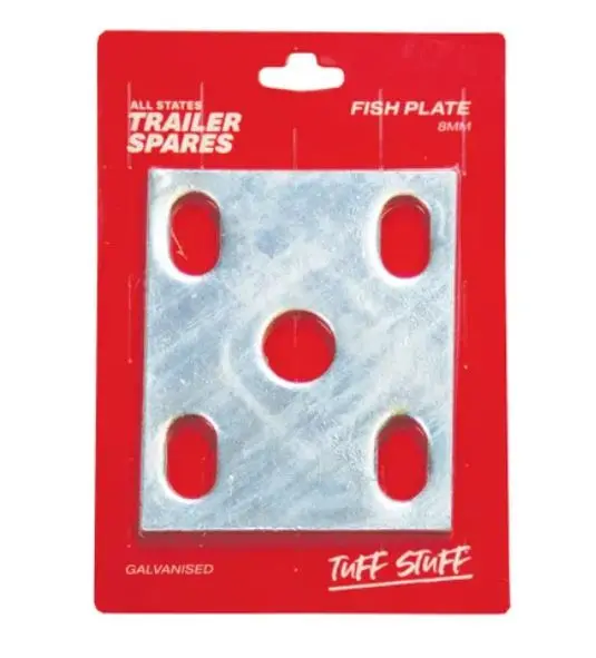 All States Trailer Fish Plate 8Mm 1/2In Slotted Gal R1419a 1