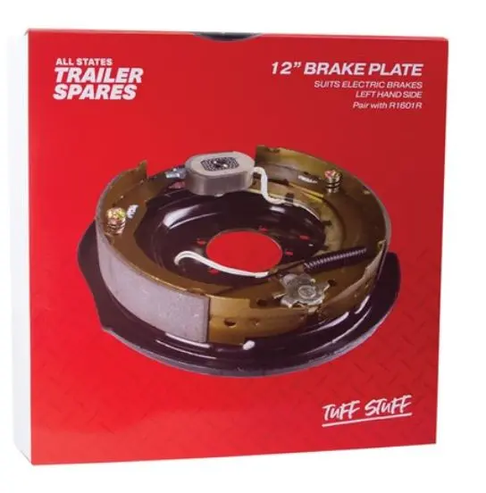 All States Trailer Backing Plate Electric 12In Left R1601l 1
