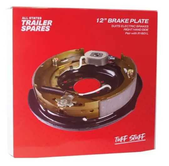 All States Trailer Backing Plate Electric 12In Right R1601r 1