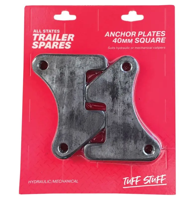 All States Trailer Brake Caliper Anchor Plate To Suit 40Mm Square Axle X 2  R1615a 1