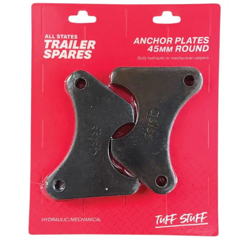 All States Trailer Brake Caliper Anchor Plate To Suit 45Mm Round Axle X 2  R1615b 1