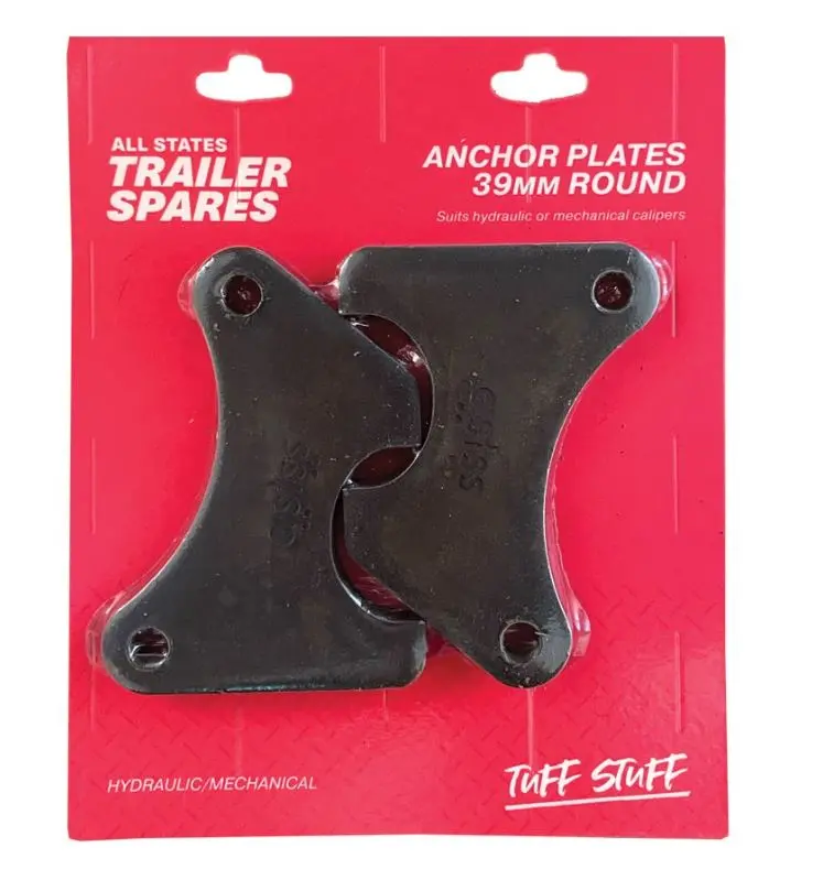 All States Trailer Brake Caliper Anchor Plate To Suit 39Mm Round Axle X 2 R1615c 1