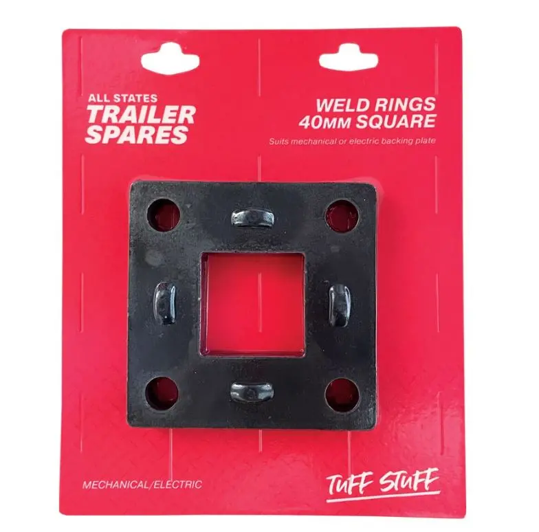 All States Trailer Weld Ring To Suit Mechanical/Electric Brake 10" Backing Plate And 40Mm Square Axle R1618a 1