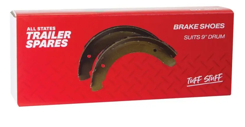 All States Trailer Replacement Pair Of Brake Shoes To Suit 9" X 1 3/4" Mechanical Drum Brake R1636 1