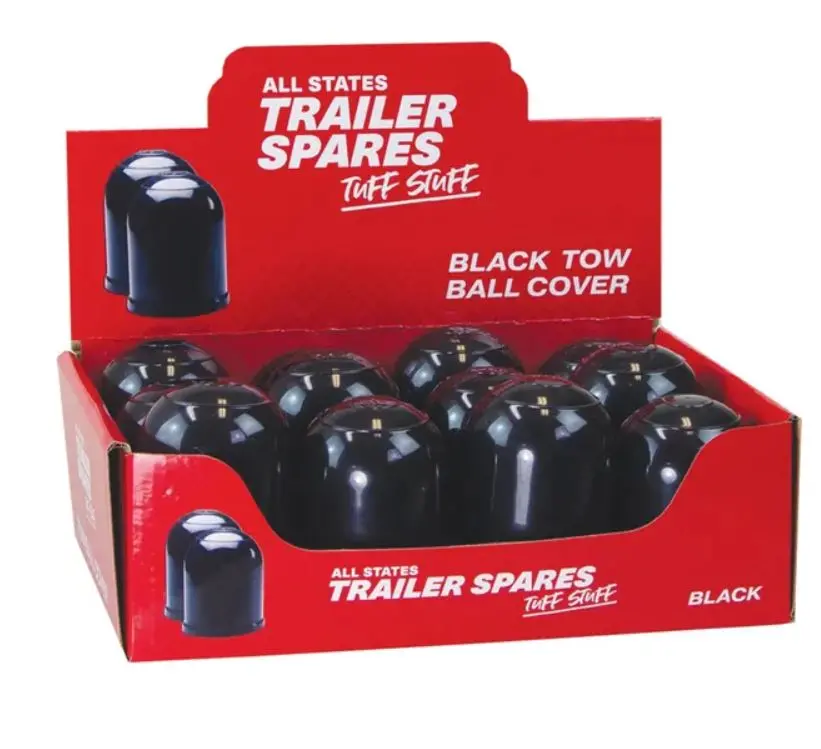 All States Trailer Tow Ball Cover Black X12 R1856a 1