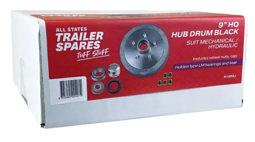 All States Trailer Hq Hub Drum 9In Brg Seal Cap Lm R1903j 1