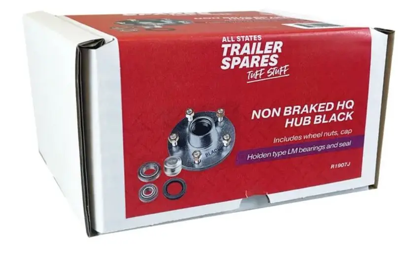 All States Trailer Non Braked Hq Hub Black Lm R1907j 1