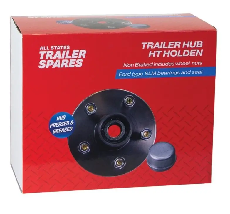 All States Trailer Ht Holden Hub (Blk) Lazy 150Mm - Ht(5X108) Slm R1908b 1