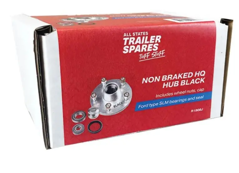 All States Trailer Non Braked Hq Hub Black  Slm R1908j 1