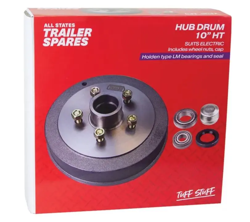 All States Trailer Ht Hub Drum 10In Brg Seal Cap Lm R1921b 1