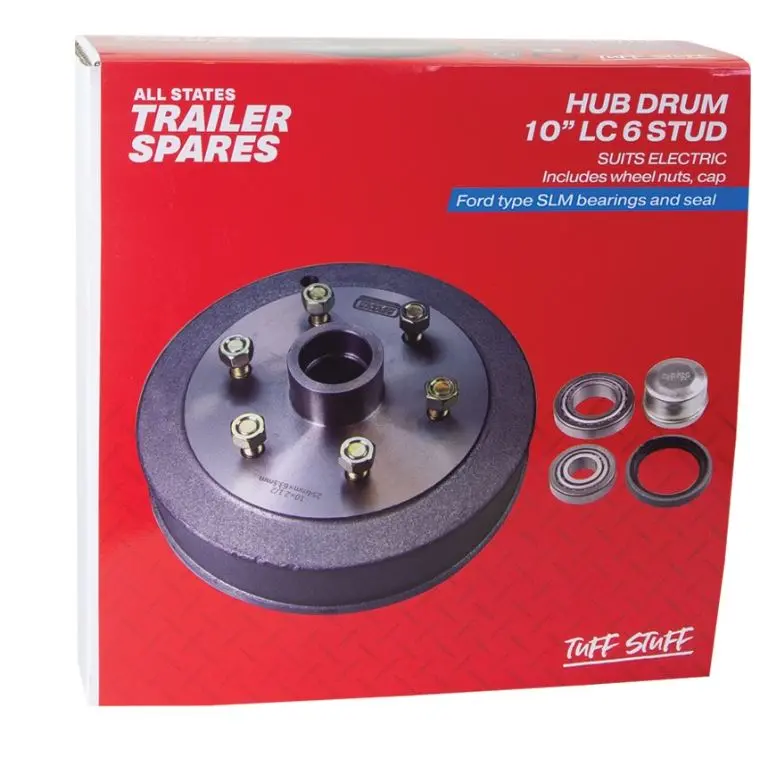 All States Trailer Lc6 Hub Drum 10In Brg Seal Cap Slm R1922c 1
