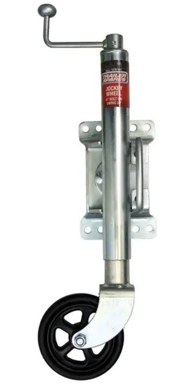 All States Trailer Spares Jockey Wheel Heavy Duty 6Inch Swivel Ubolt Clamp 750Kg R2112hd 1