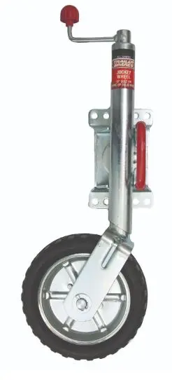 All States Trailer Jockey Wheel 10 Inch Swivel With U Bolt Clamp 350Kg R2114ub 1
