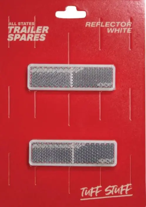 All States Trailer Reflector White X 2 R4105a 1