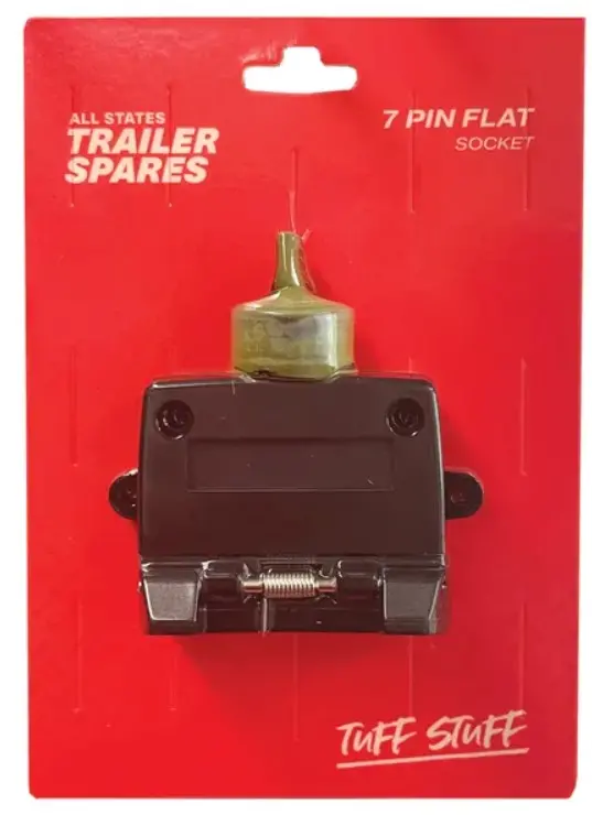 All States Trailer  Trailer Socket 7 Pin Flat R4130 1