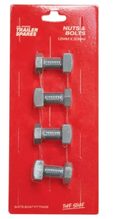All States Trailer  Nut & Bolt 12Mm X 30Mm X R5302gbn 1