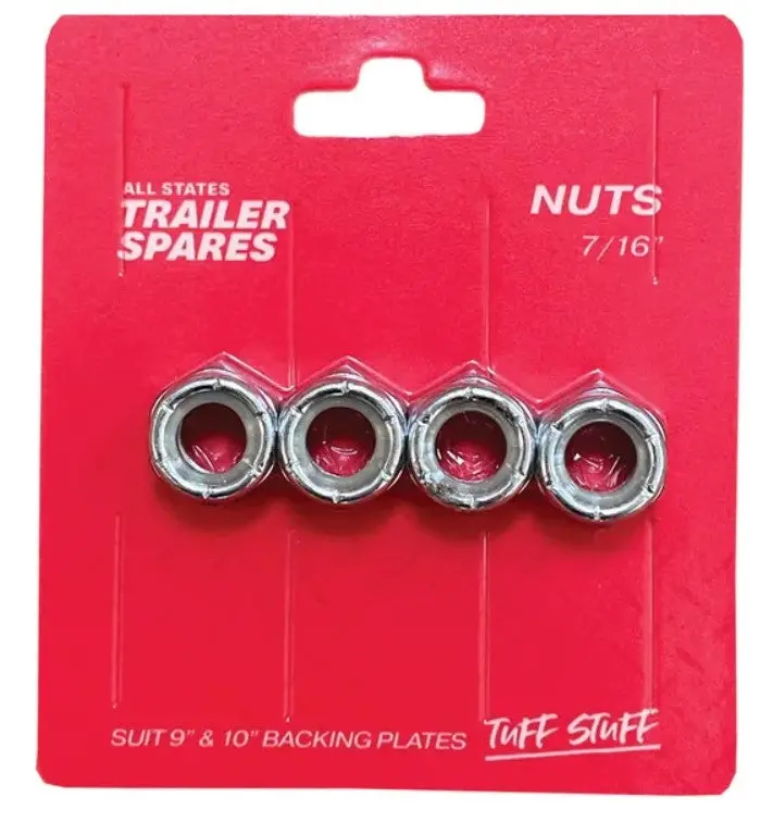 All States Trailer   Nylon Insert Nuts 7/16 X 4  R5312n 1