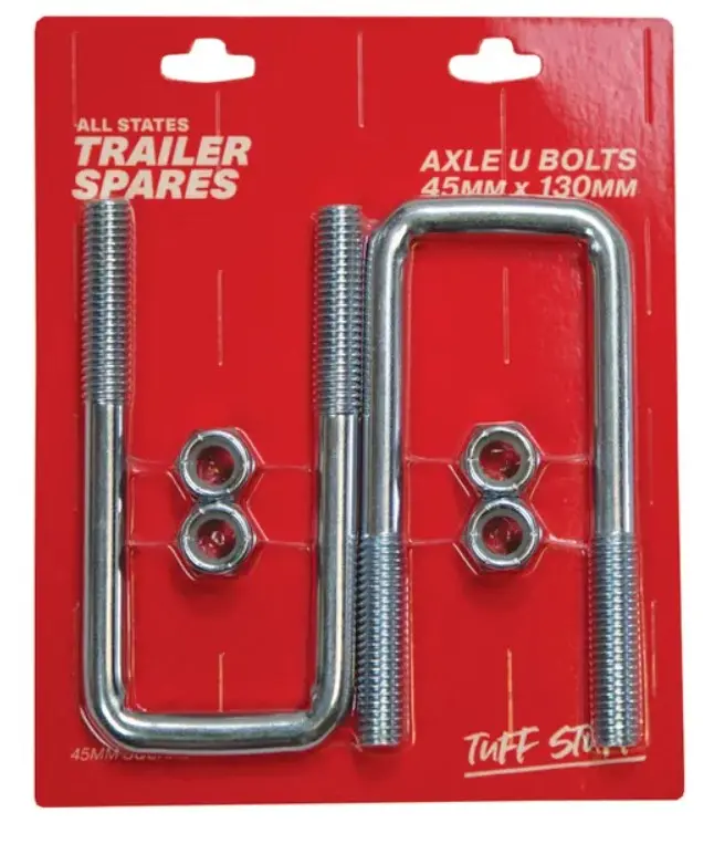 All States Trailer U Bolt 45 Square X 130Mm W Nuts X 2 R5608 1