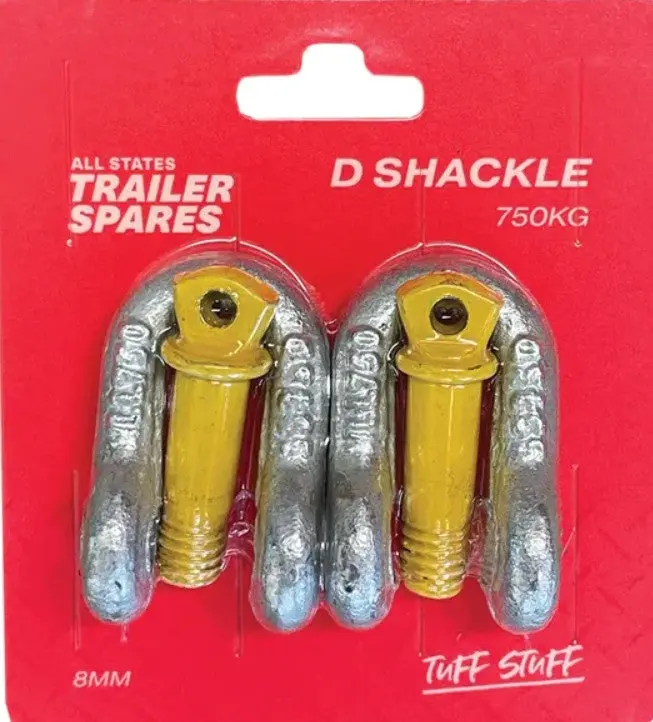 All States Trailer D Shackle 8Mm Gal 750Kg X 2 R6212 1