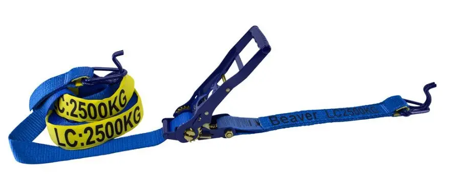 Beaver Reversible Hand Ratchet And Strap 50Mm X 9M Lc 2500Kg Rtd055pl-Rev 1