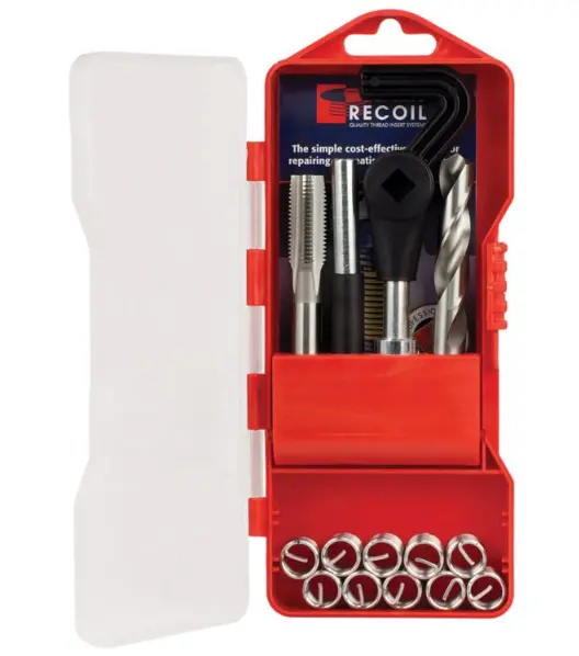 Recoil Unc Thread Repair Kit 3/8 – 16 Pitch With 10 Inserts Rc33068 1