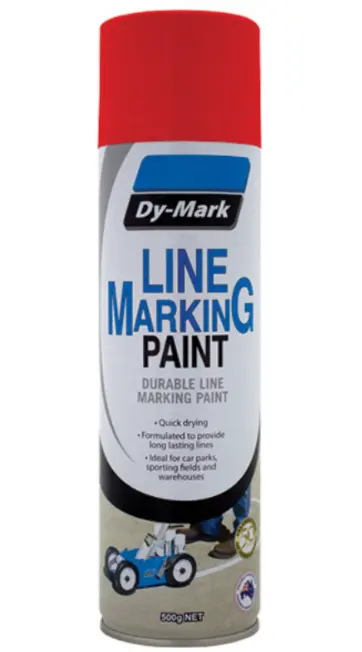 Dy-Mark Line Marking Red Aerosol 500Gm 41015002 1
