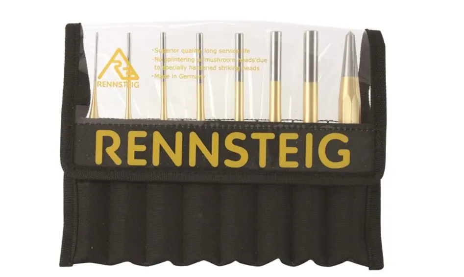 Rennsteig Centre & Parallel Pin Pun Set 8 Piece Ren01 1