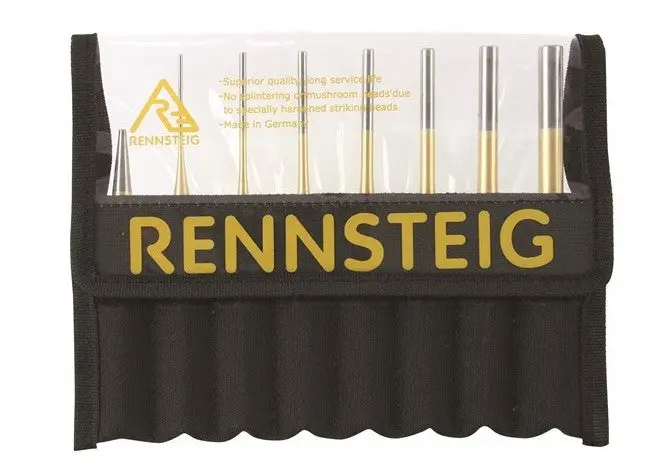 Rennsteig Taper & Parallel Pin Punch Set  8 Piece Set Rtp8 1