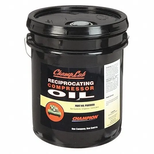 Champion P08908a-5Gal- Champlub Reciprocating Air Compressor Oil - 5 Gallon Pail 1