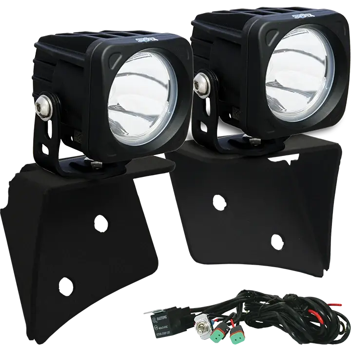 Vision X Vspec A Pillar Kit Optimus Lights For '07-'18 Jeep Wrangler Jk 9888408 1