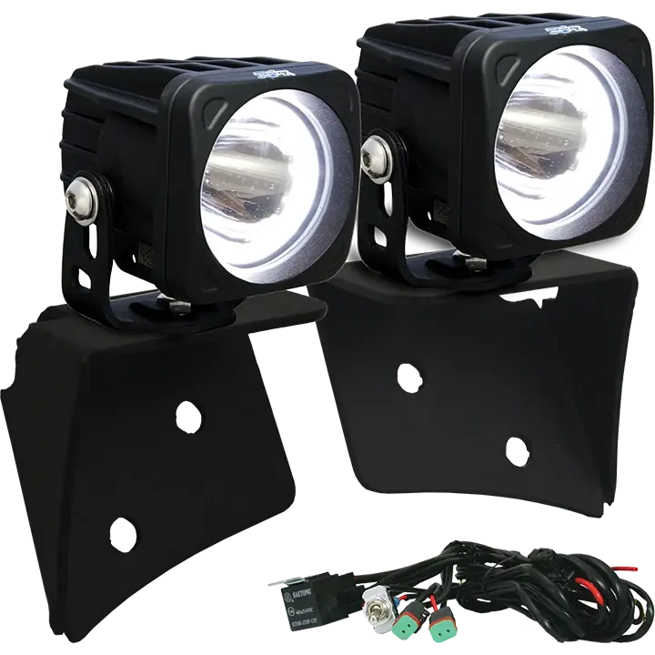 Vision X A Pillar Light Kit Optimus Halo For '07-'18 Jeep Wrangler Jk 9892481 1