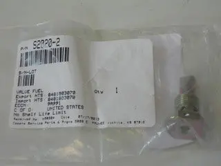 Valve, Fuel Drain - 1/2"-20 1