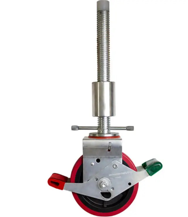 Adjustable Thread Type Scaffold Castor 200Mm S879b 1