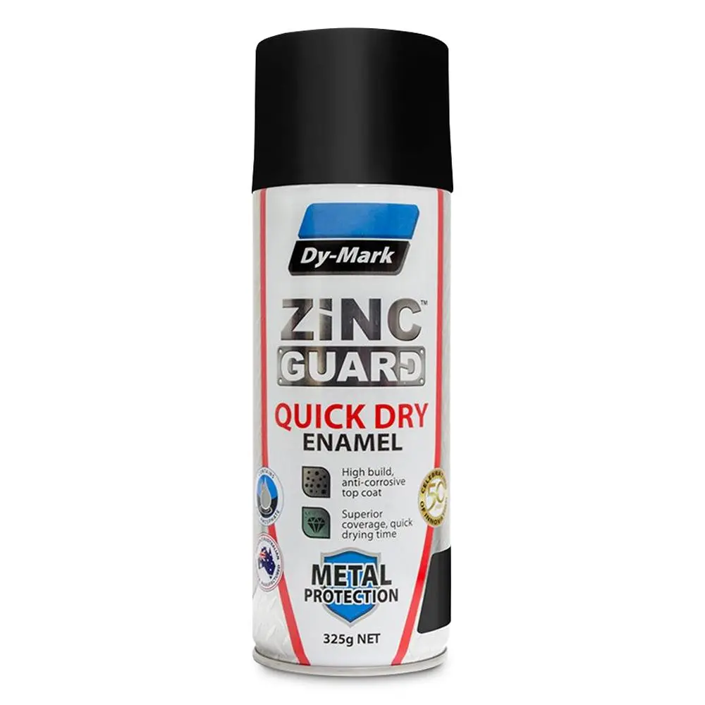 Dy Mark  Zinc Guard  Dry Enamel Satin Black 325 G  230932201 1