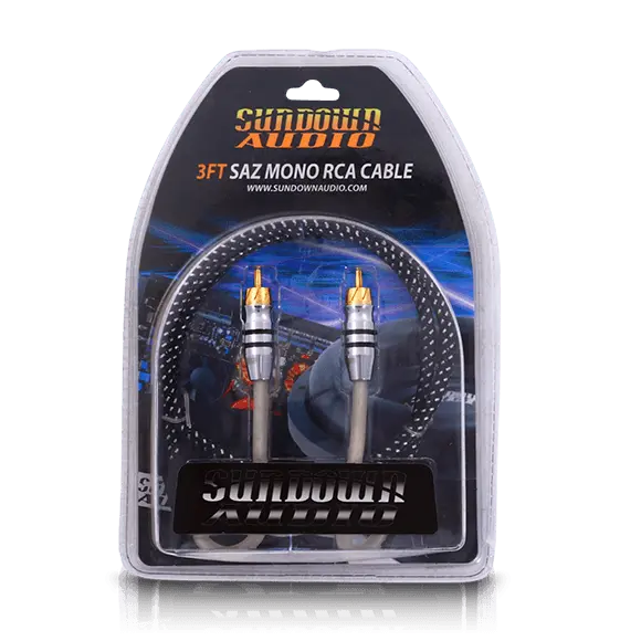 Sundown Audio Saz1-3Ft Mono Channel Rca Interconnects 1