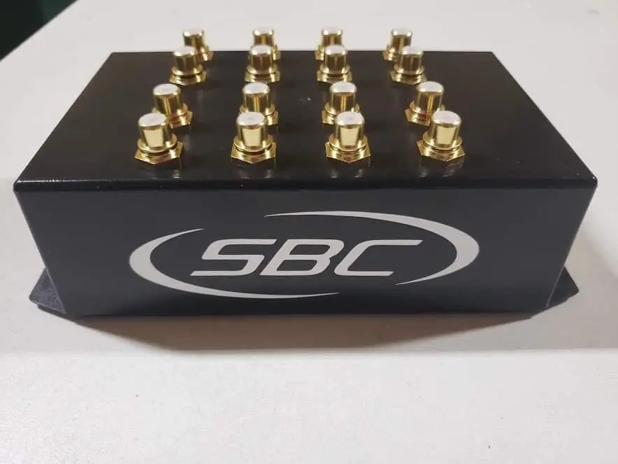 Sbc Cock Box 1 In 7 Out Plastic Rca Distribution Box 1