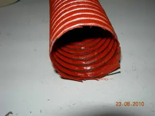 Ducting, 2 1/2" Id - Coiled Steel Wrapped With External Fabric - Thermoid 1
