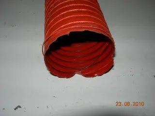 Ducting, 3" Id - Coiled Steel - Wrapped With External Fabric - Thermoid 1