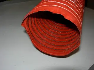 Ducting, 4" Id - Coiled Steel With External Covered Fabric - Thermoid 1