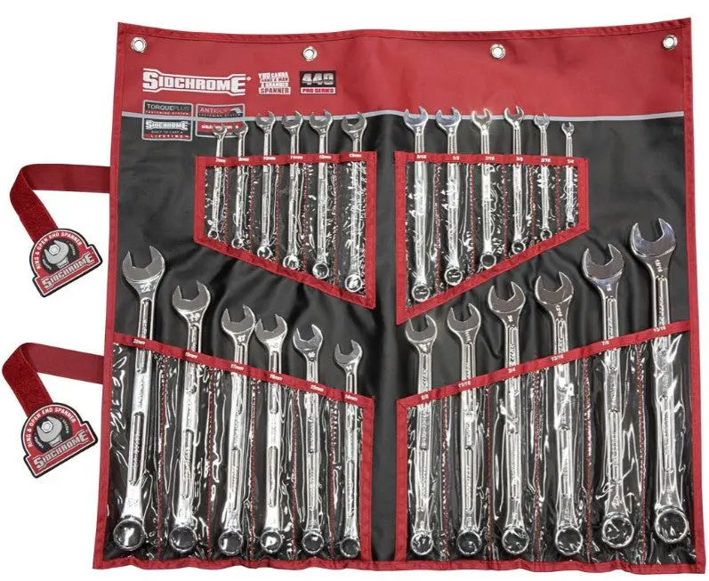 Sidchrome 24Pc 440 Pro Series Ring & Open End Spanner Set Metric & Af Scmt22106 1