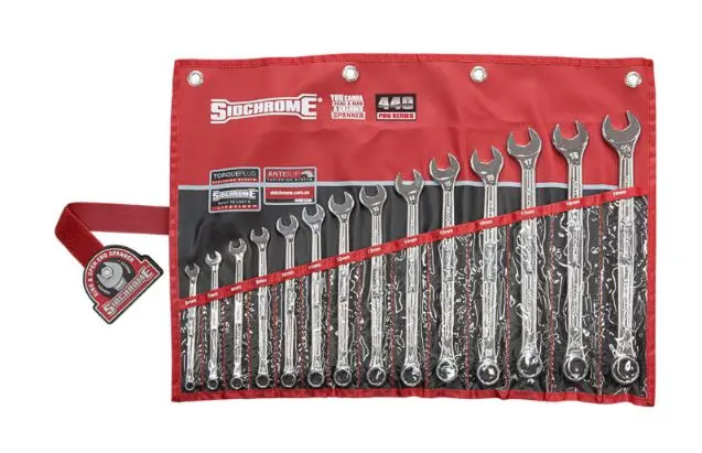 Sidchrome 14Pc 440 Pro Series Ring & Open End Spanner Set  Metric Scmt22297 1