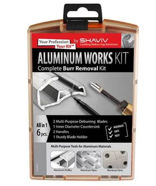 Shaviv Aluminum Works Kit Deburring Tool Pack Of 6 Sh25400056 1