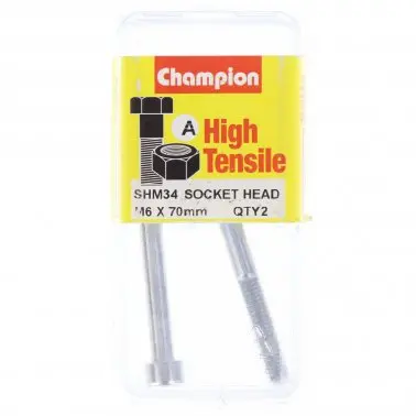 Champion Blister Screw Socket Head Metric 6 X 70-Shm34 1