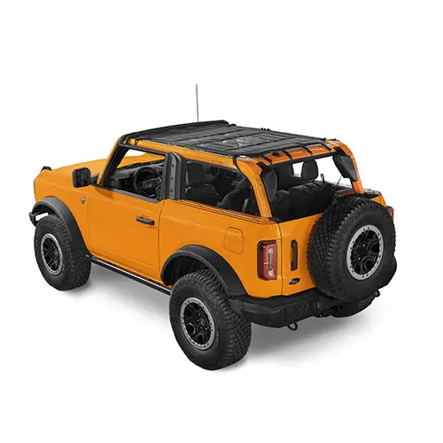 Bestop Mesh Safari Bimini Sunshade For '21-'22 Ford Bronco 2 Door 52420-11 1