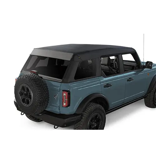 Bestop Trektop Slantback Soft Top Black Diamond For '21-'24 Ford Bronco 4 Door 56873-35 1