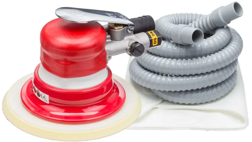 Shinano 6" Dual Action Dust Free Sander  Palm Grip Si3111-6 1