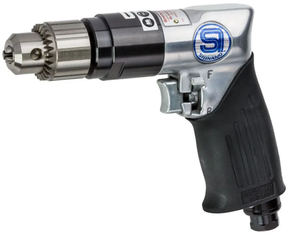 Shinano 3/8" Heavy Duty Reversible Drill Si5305a 1