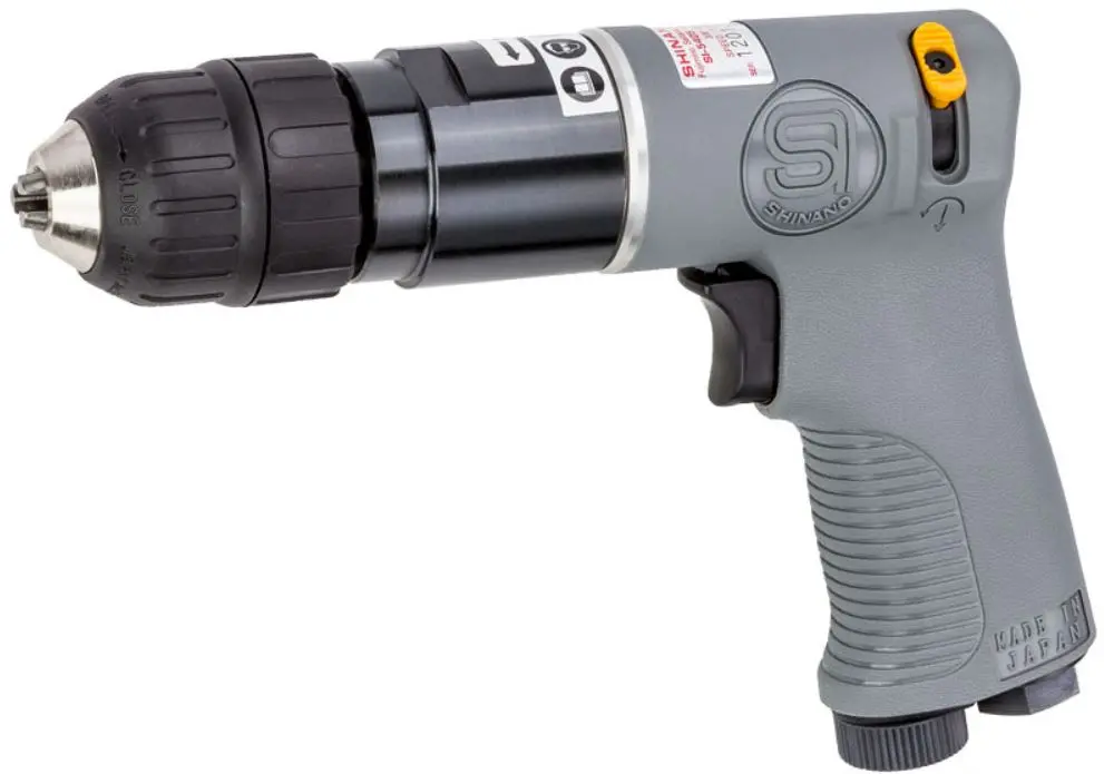 Shinano 3/8" Keyless Reversible Drill Si5405 1