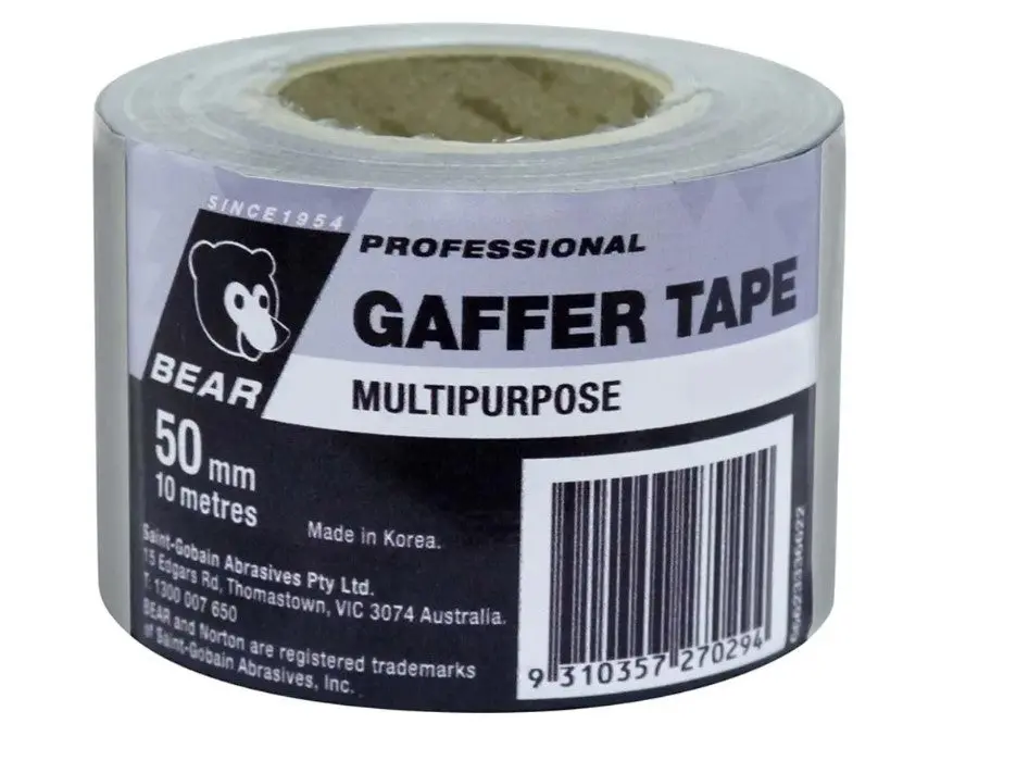 Bear Silver Multi-Purpose Gaffer Tape 50Mm X10m 66623336623 1