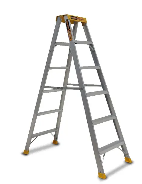 Gorilla Pro Pro-Lite 6 Step Double Sided Aluminium Ladder 6Ft 150Kg Sm006 -Pro 1